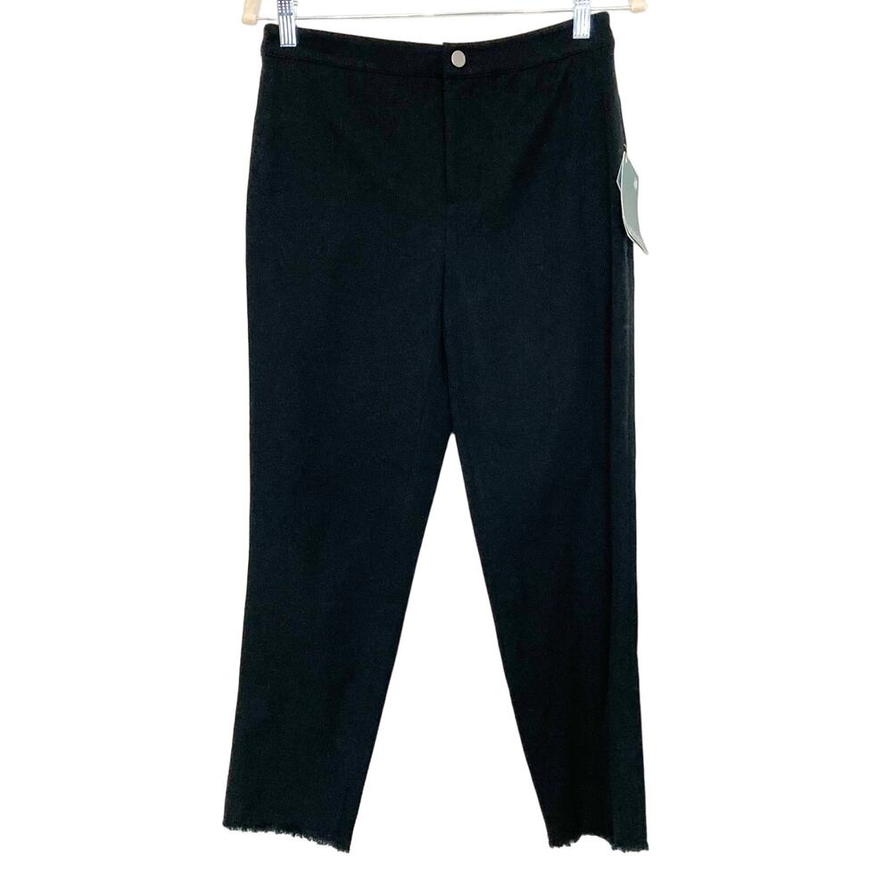 Lysse Womens Skinny Black High Waist Pants For Work Career Business Size Small